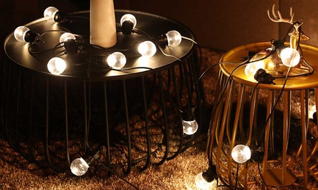 Guirnalda decorativa de 10 o 20 luces LED de exterior 10m