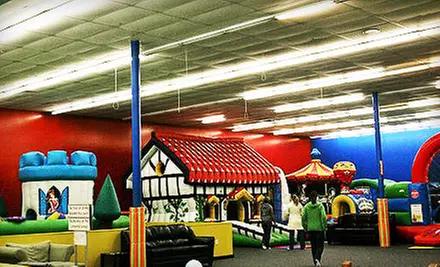 Three- or Five-Admission Punch Card for Children Aged 1–10 at Locomotion Inflatable Play (Up to 54% Off) - Primary Image