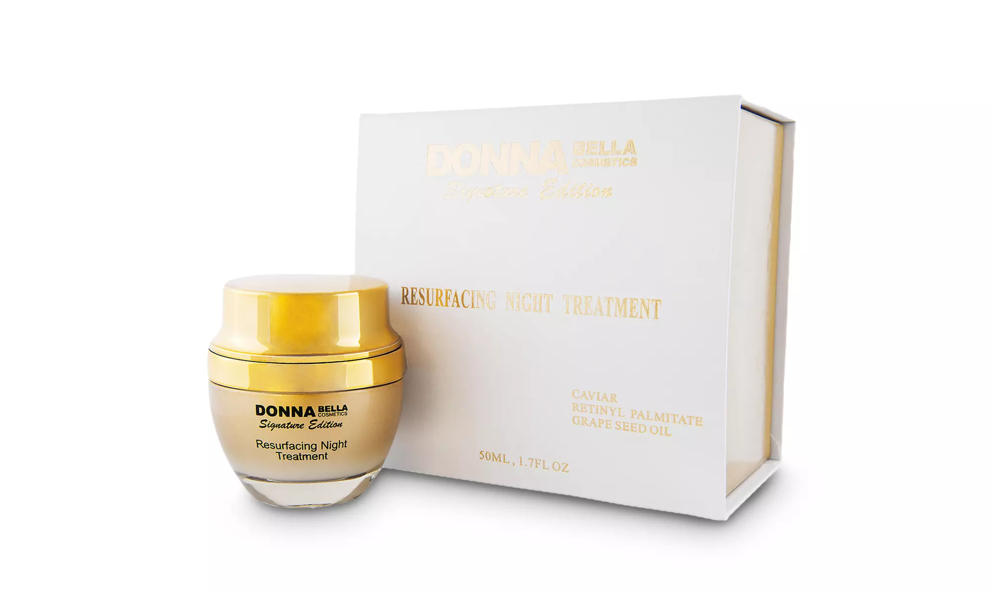 Donna Bella Signature Edition 24K+ Caviar Resurfacing Night Treatment (1.7 oz.)  - Primary Image