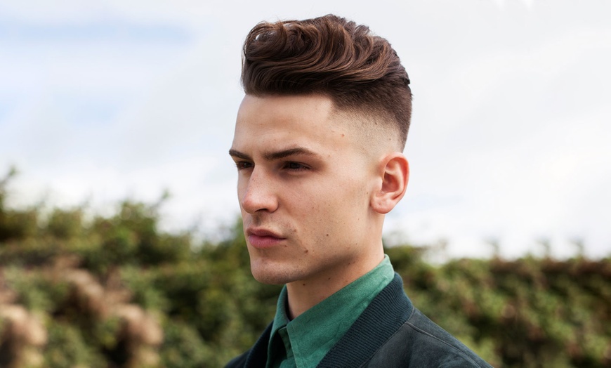 Image 1: Gentlemen's Haircut With a Beer 