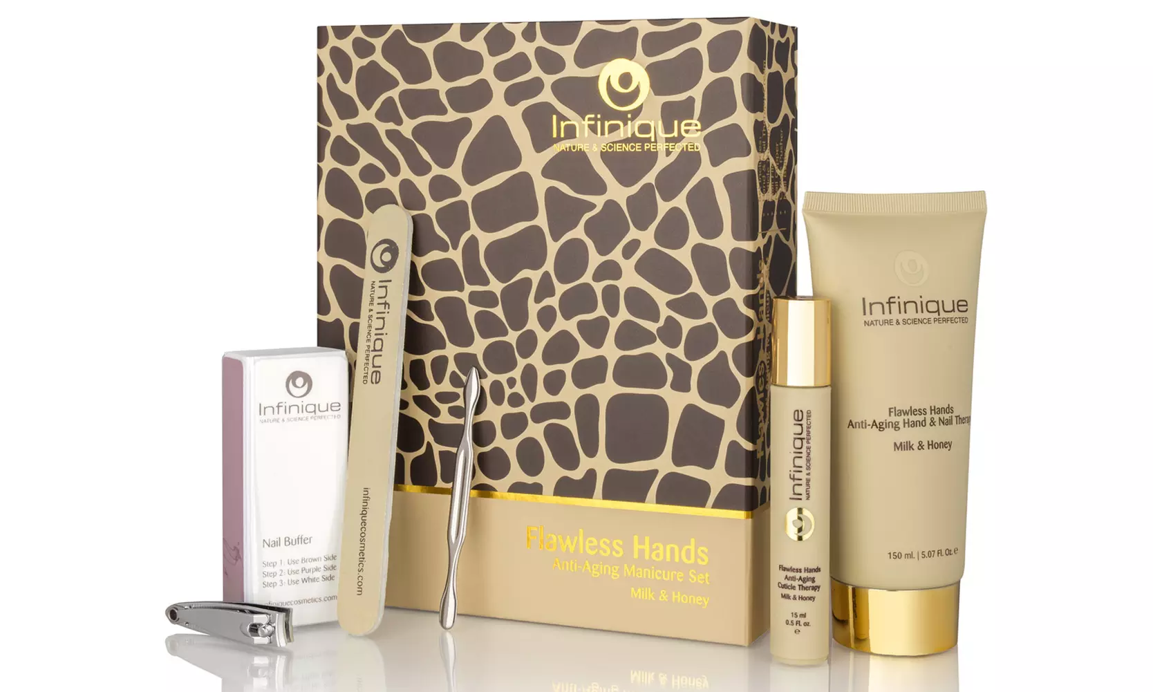 Infinique Flawless Hands Milk & Honey Anti-Aging Manicure Set - Second Medium