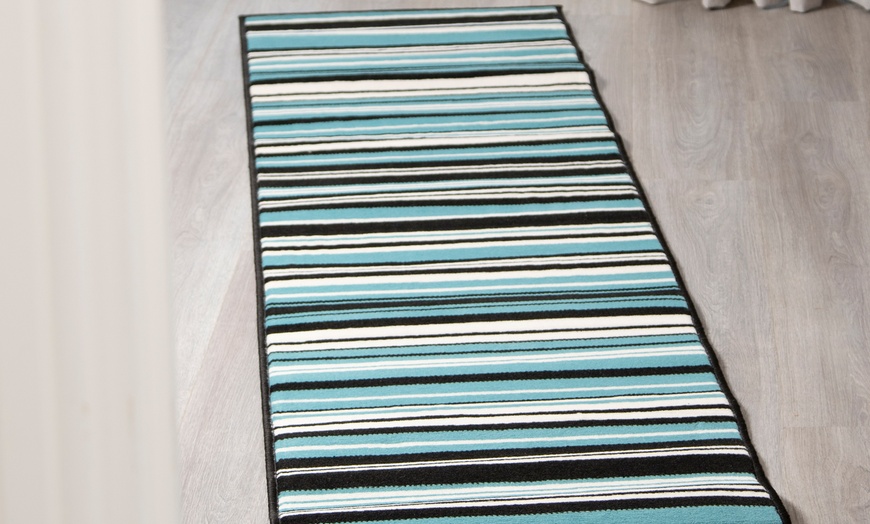 Image 12: Texas Modern Striped Runner