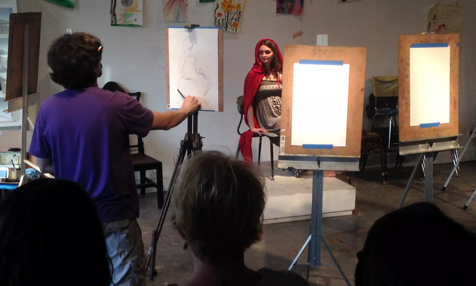 Figure Drawing Art Class for One, Two, Three, or Four at Space One Eleven (Up to 52% Off)  - Primary Image
