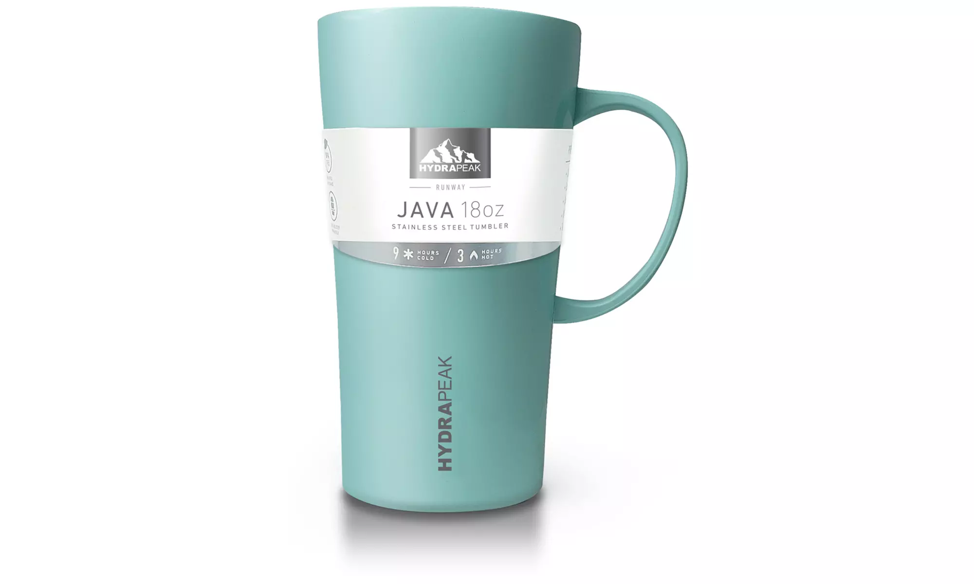 HydraPeak Java 18 Oz. Stainless Steel Insulated Tumbler with Handle - Second Medium
