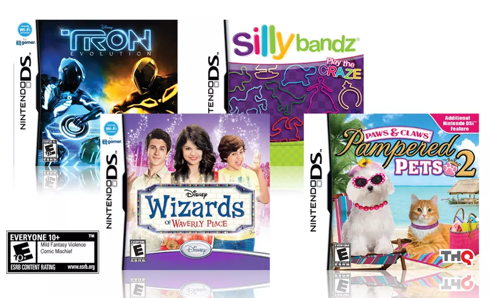 4-Game Kids' Bundle for Nintendo DS. Free Returns. - Primary Image