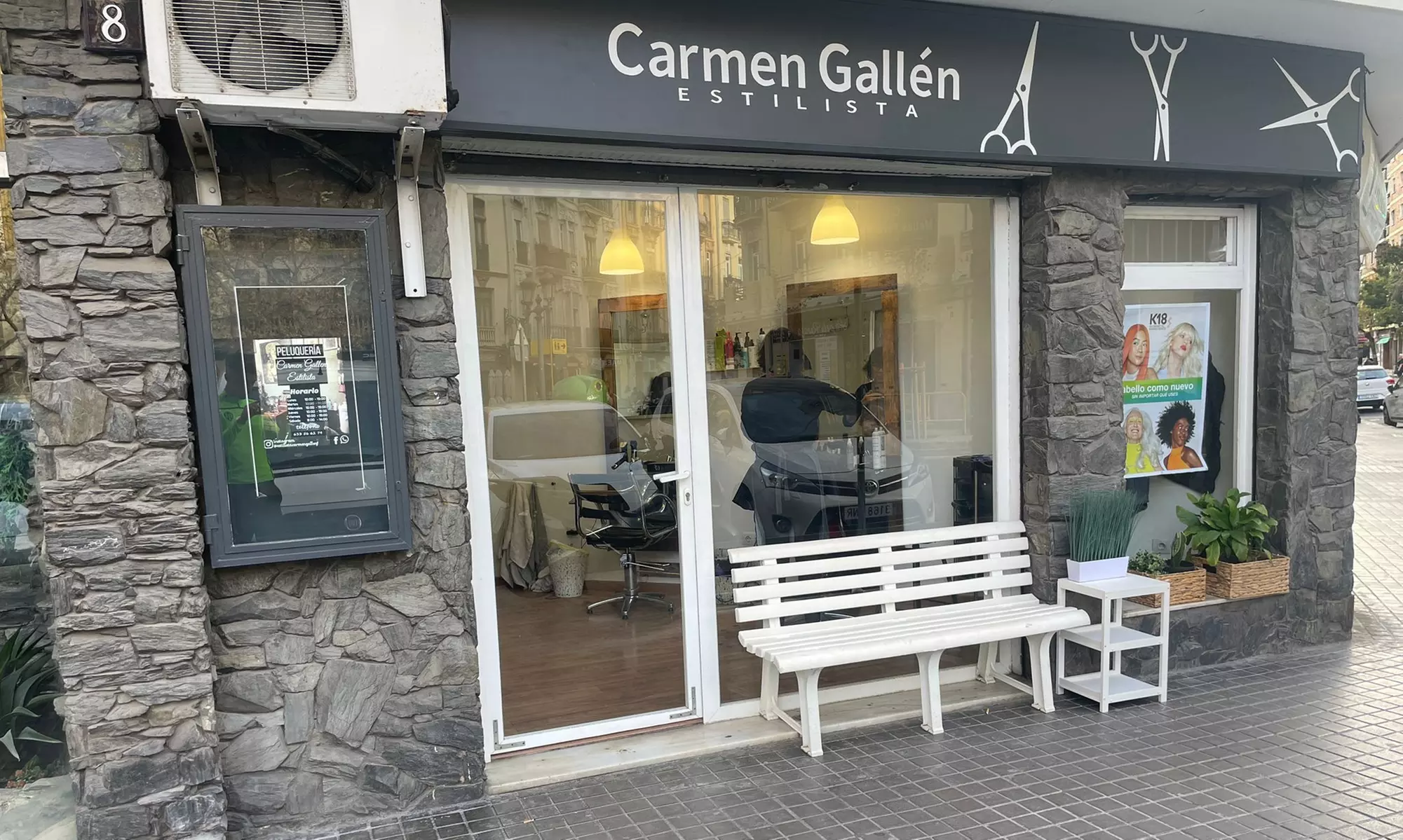 Peluquería con lavado, hidratación, corte, peinado y opción a color