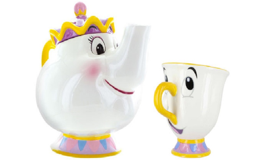 Image 4: Disney Mrs Potts & Chip Tea Set