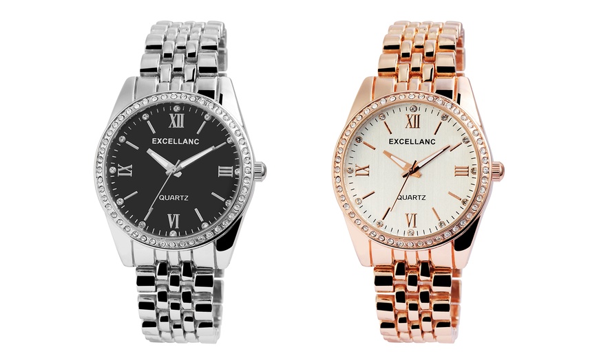 Image 8: Montre femme acier Excellanc