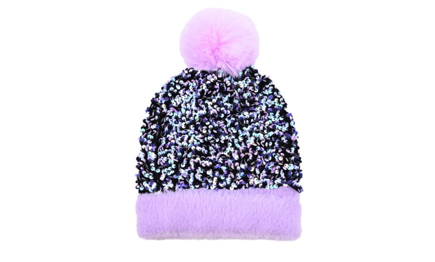 Image 13: Sequined Beanie