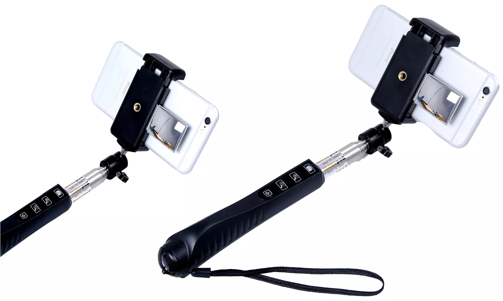 iPM Bluetooth Selfie Monopod Stick with Mirror - Primary Image