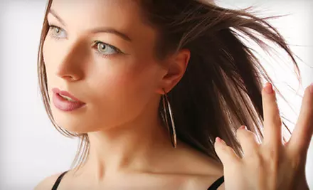 Haircut with Optional Highlights, or OPI Gel Manicure and Standard Pedicure at Hilson Beauty Salon (Up to 56% Off) - Primary Image