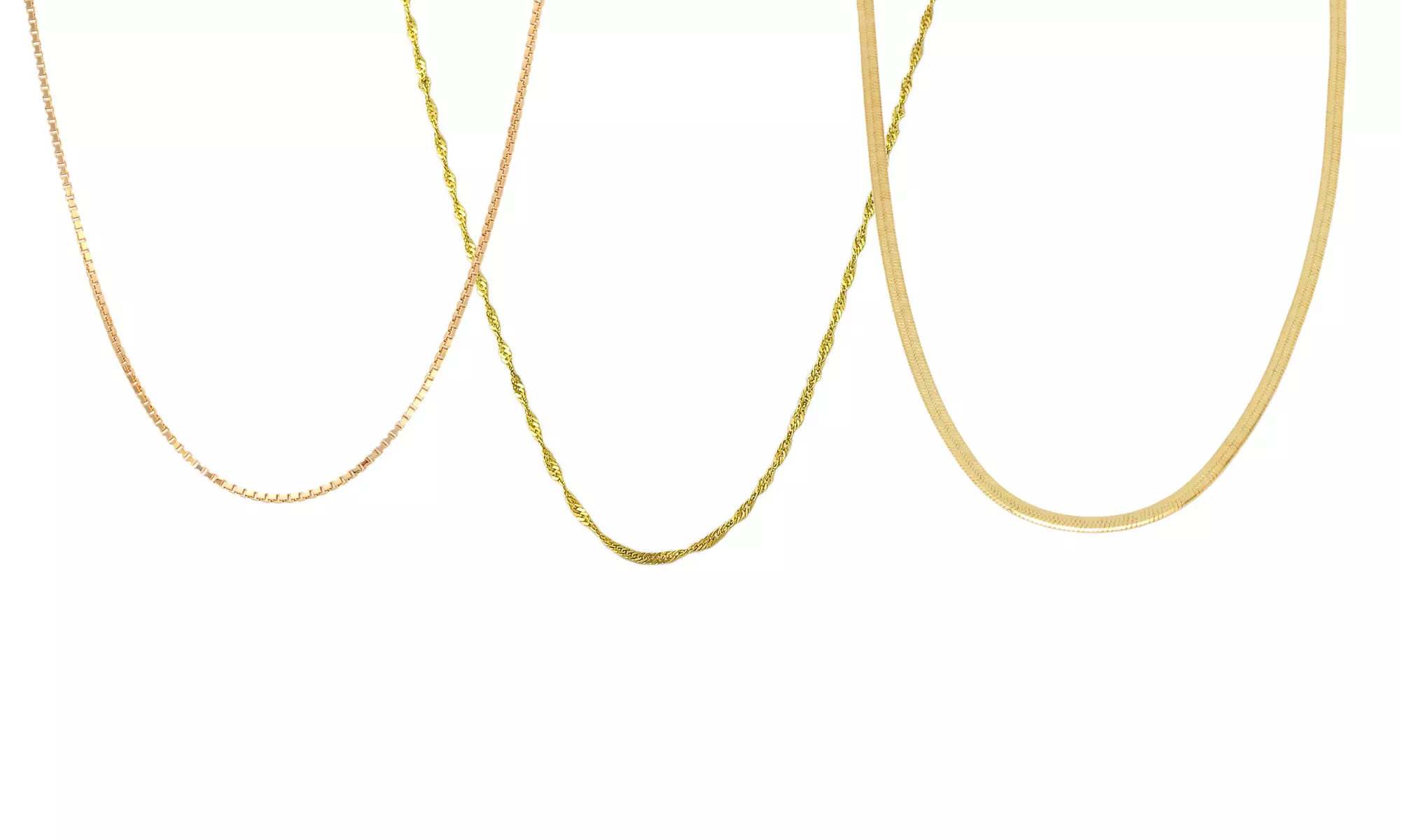 Unisex Gold-Bonded Necklace Chains from $11.99–$54.99 - Primary Image