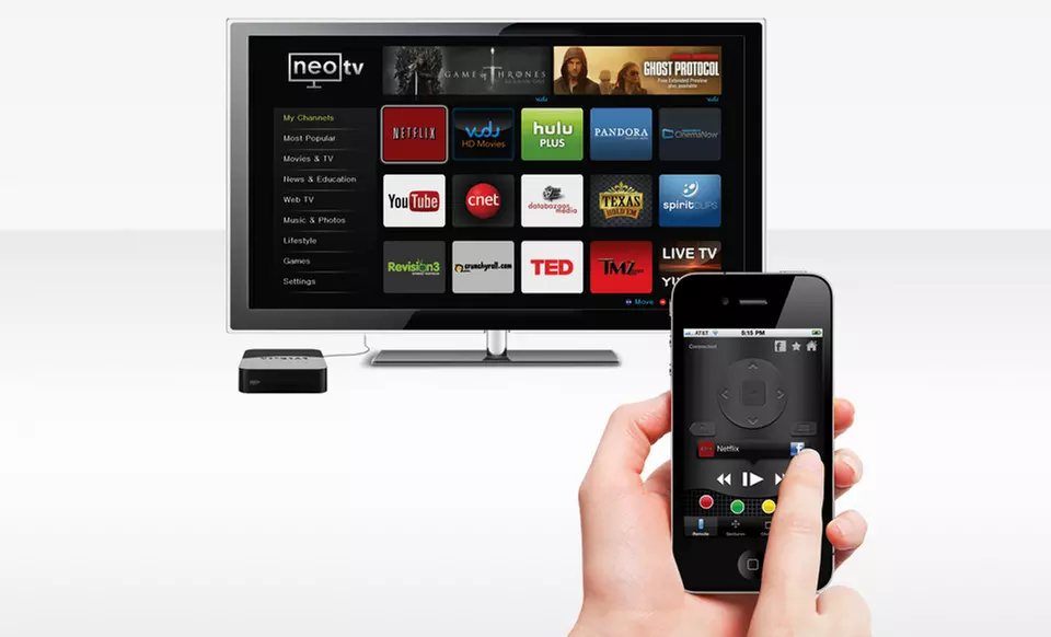 $49.99 for a Netgear NeoTV Pro Streaming Player: NTV300S-100NAS ($79.99 List Price). Free Shipping and Returns. - Primary Image