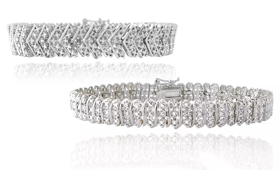 1.00 CTTW Diamond Bracelets - Primary Image