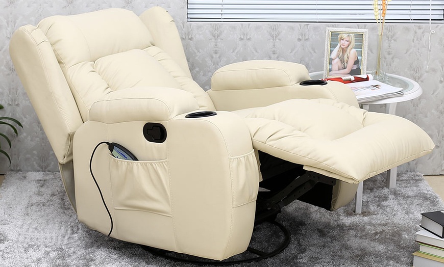 Image 7: 9-in-1 Massage Recliner Chair