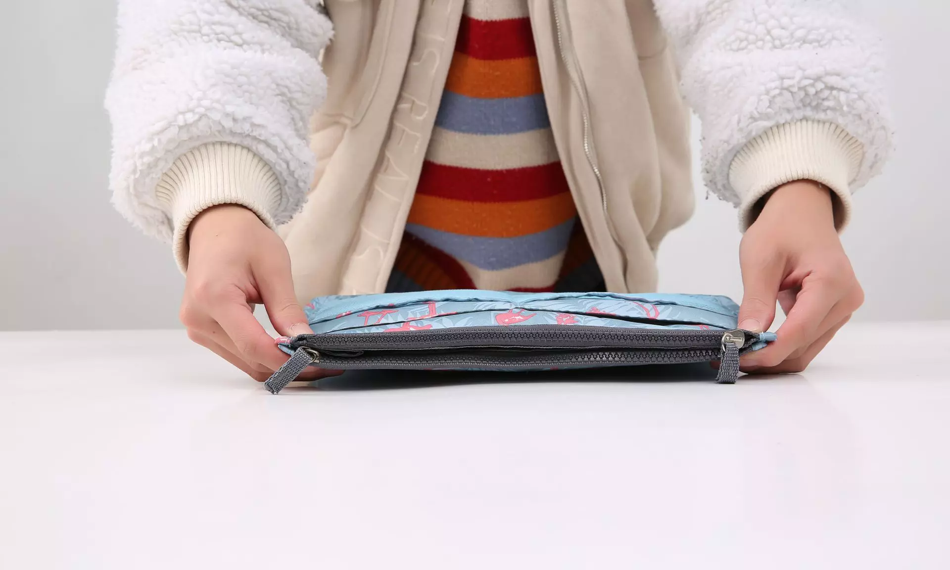 Handtas-organizer met flamingo print