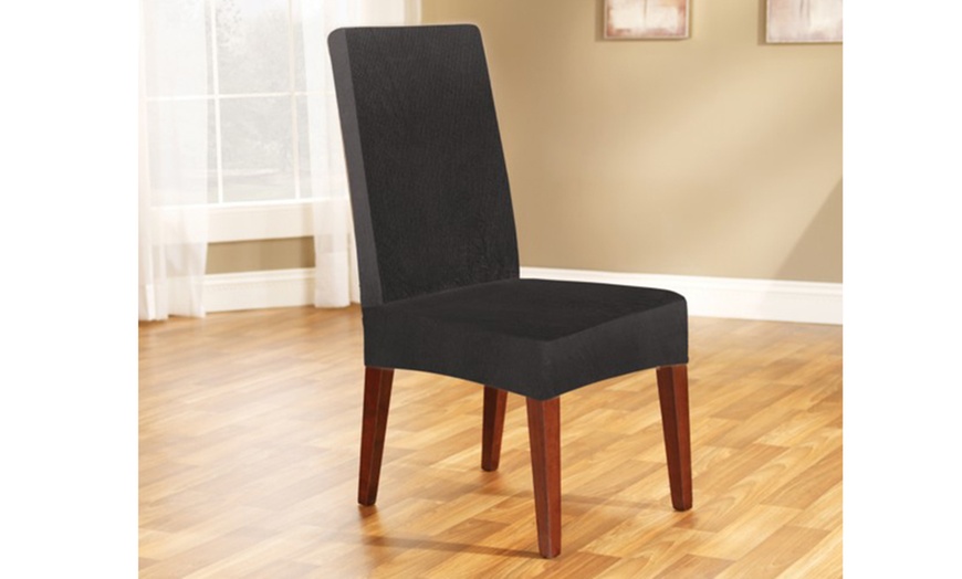 Image 5: Sure Fit Dining Chair Covers