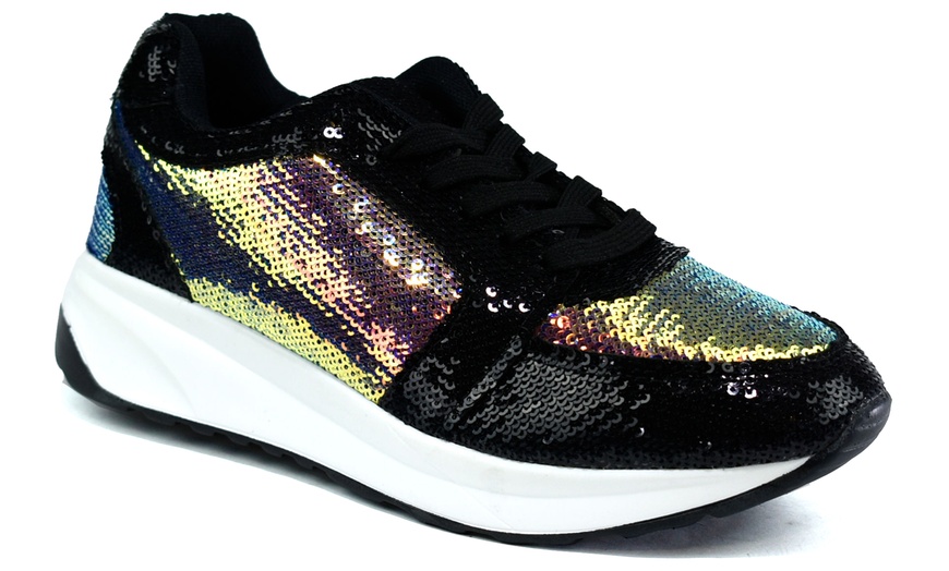 Image 11: Hot Soles Glitter trainers