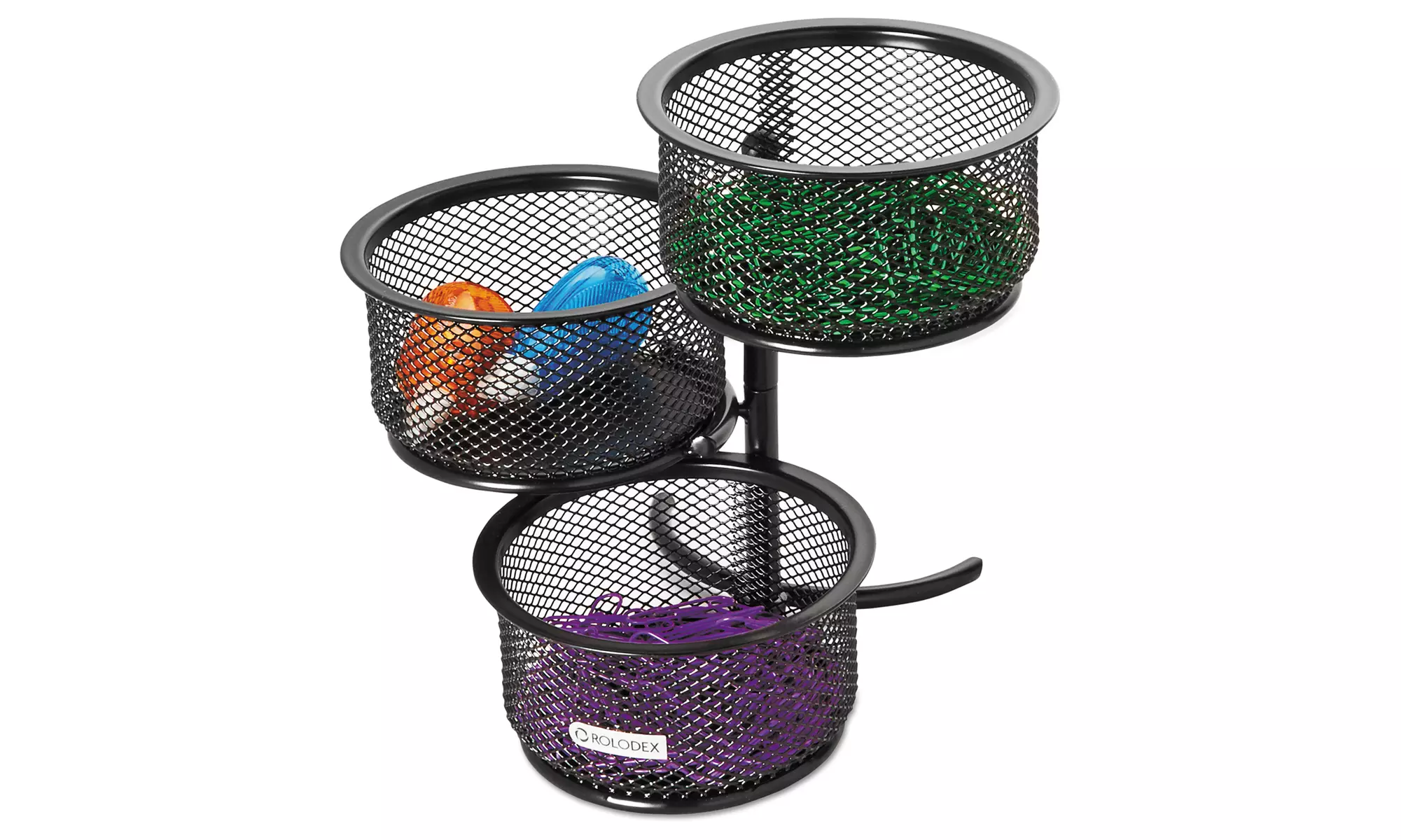 Rolodex 3-Tier Swivel Tower Paper Clip Holder - Primary Image