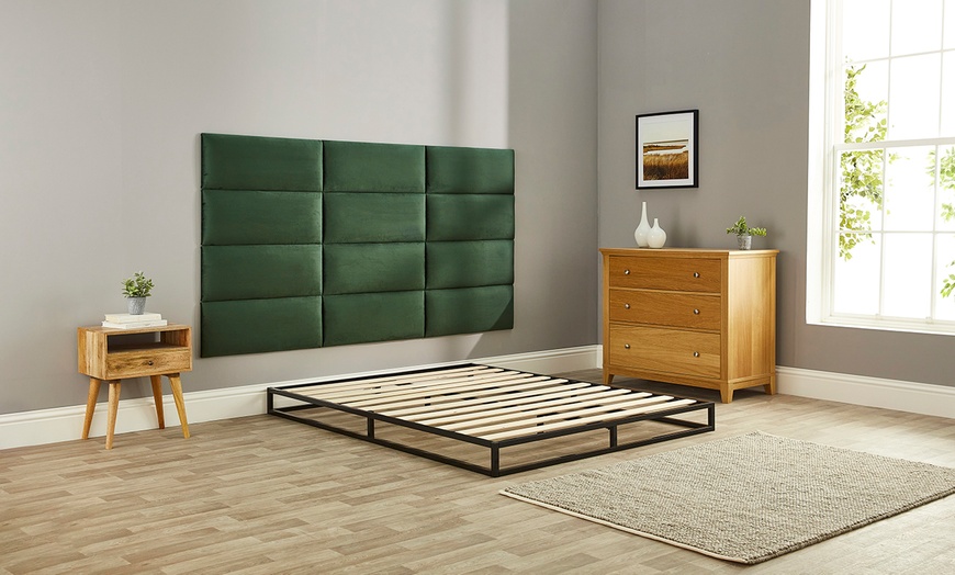 Image 6: Metal Platform Bed