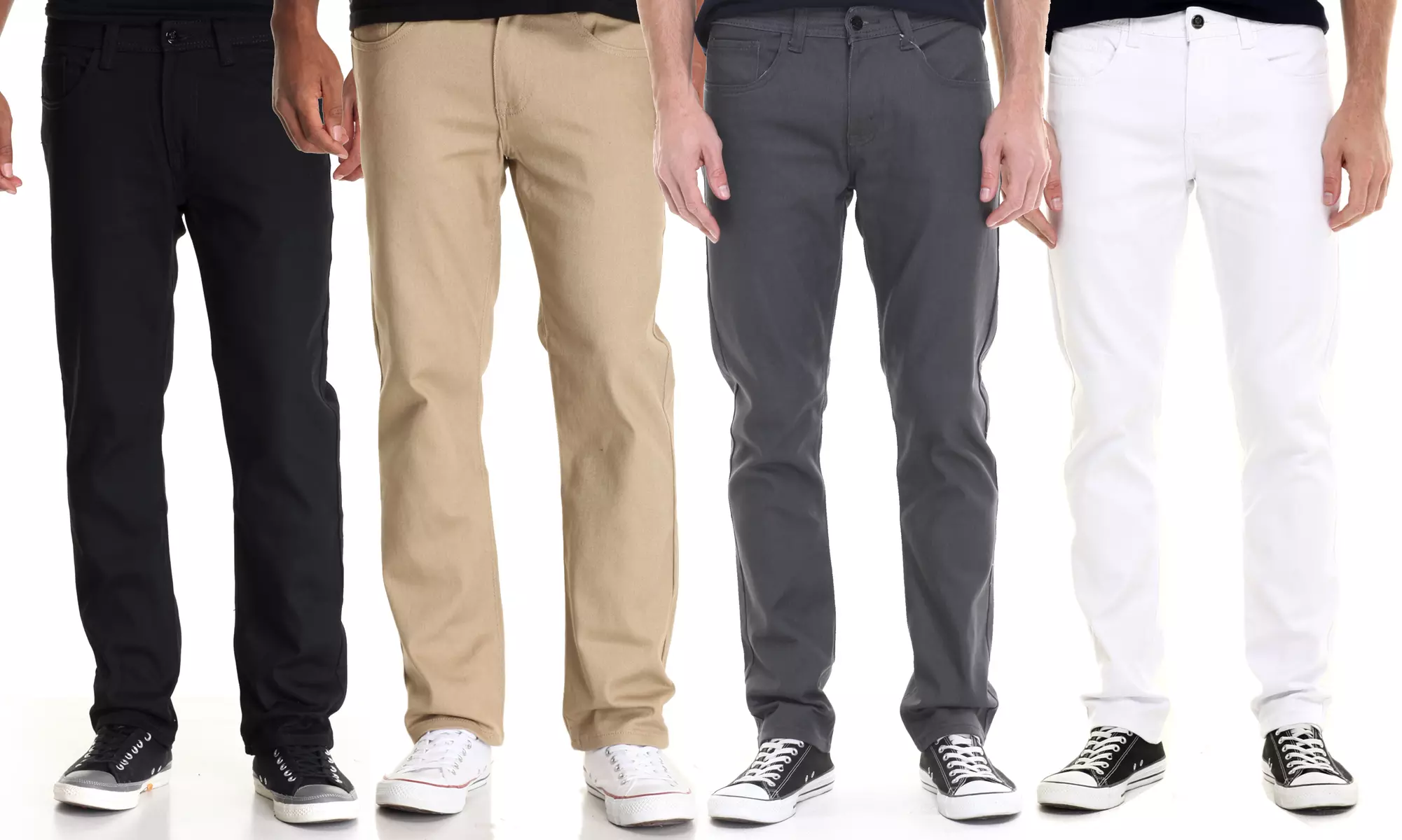 Akademiks Men's Shady Stretch Slim-Fit Twill Pants - Primary Image