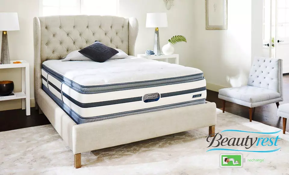 Hot Buy: Simmons Beautyrest Recharge Mattress Set from $499.99–$849.99. Free White Glove Delivery. 20-Year Warranty. - Primary Image