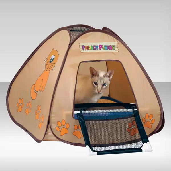 Litter box fashion privacy tent