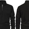 Image 2: Blu Apparel Men's 1/4 Zip Fleece Jumper