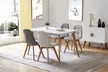 1, 2 ou 4 chaises "Jill" au style scandinave avec pieds en hêtre, livraison offerte - Image 2