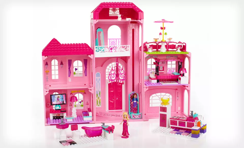 $49.99 for a Mega Bloks Barbie Build 'n Style Luxury Mansion ($79.99 List Price). Free Shipping. - Second Medium