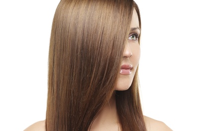 permanent hair straightening groupon