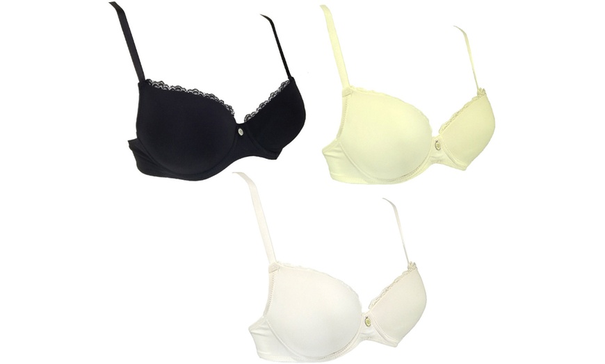 Image 1: 1 o 3 reggiseni Laura Biagiotti con coppe sagomate