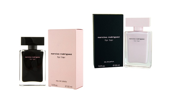 narciso rodriguez for her edp vs edt