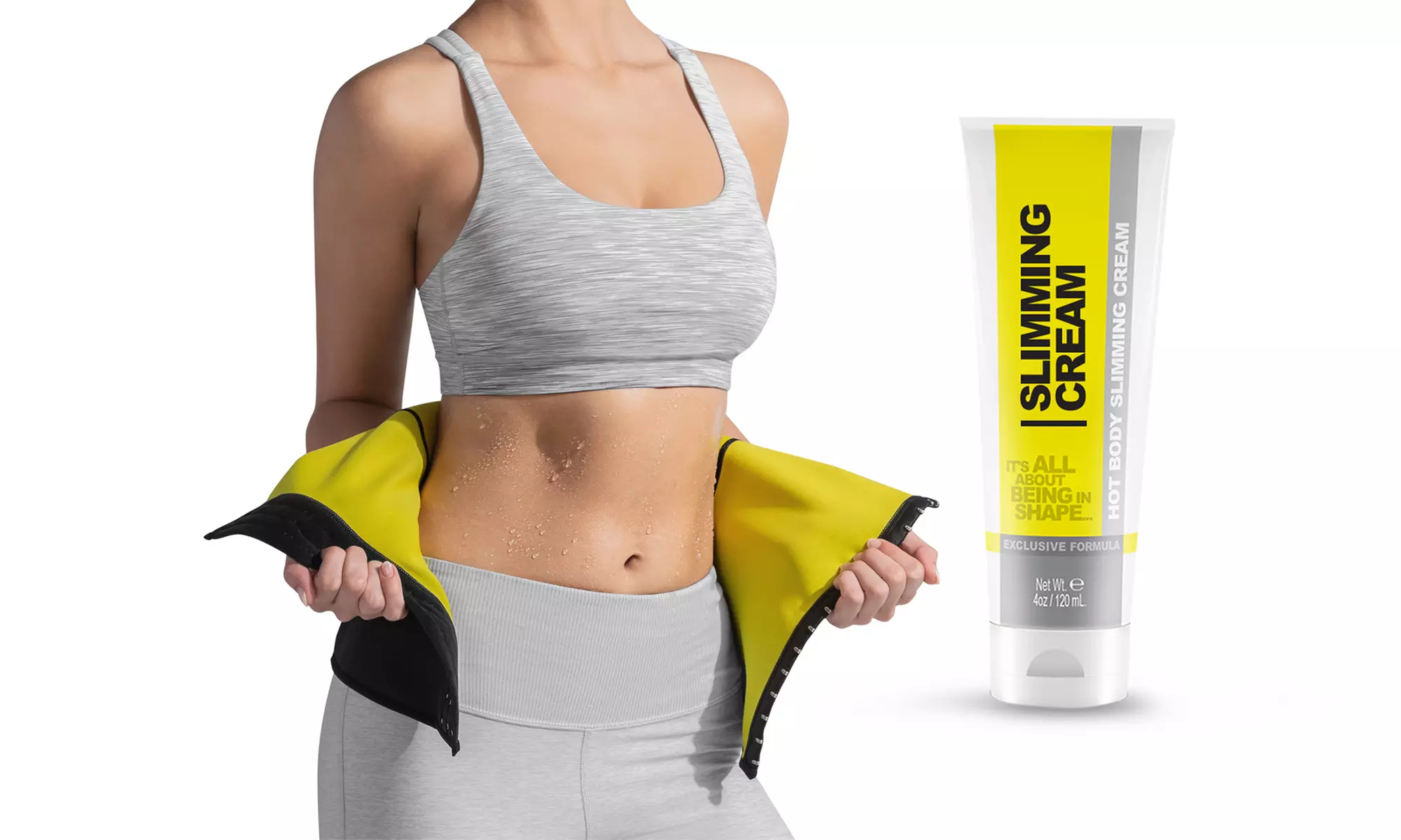 Waist Trainer Corset with Slimming Cream (4 Oz.) - Primary Image