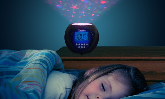 Star Projector Lullaby Clock | Groupon Goods