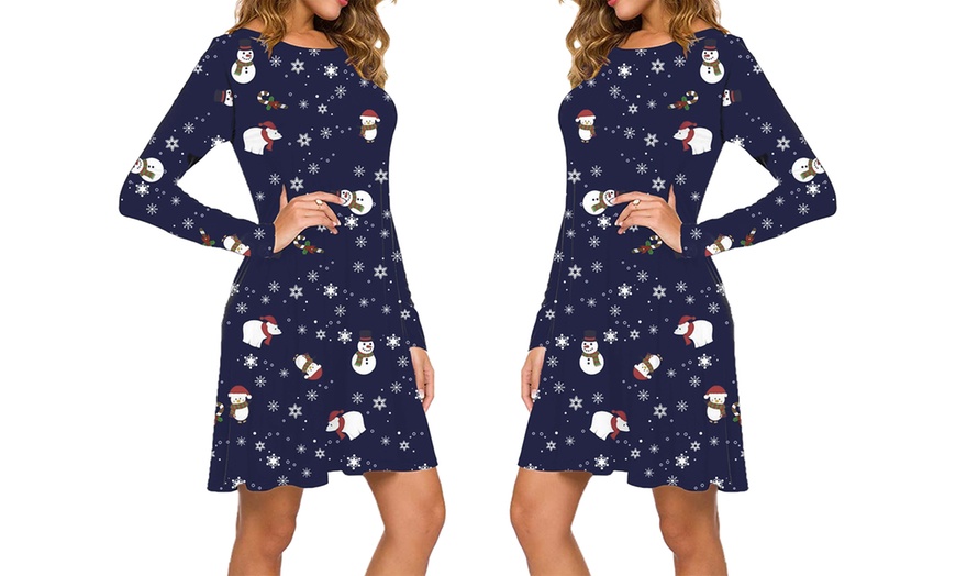 Image 30: Christmas Swing Dress