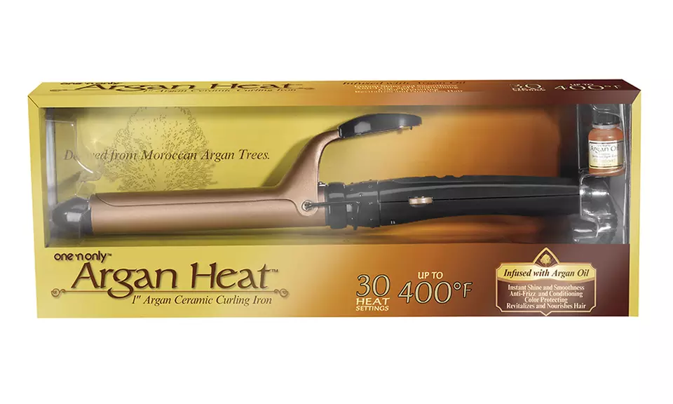 One 'n Only Argan Heat 1" Ceramic Curling Iron - Second Medium