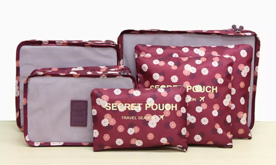 6er-Set Koffer-Organizer