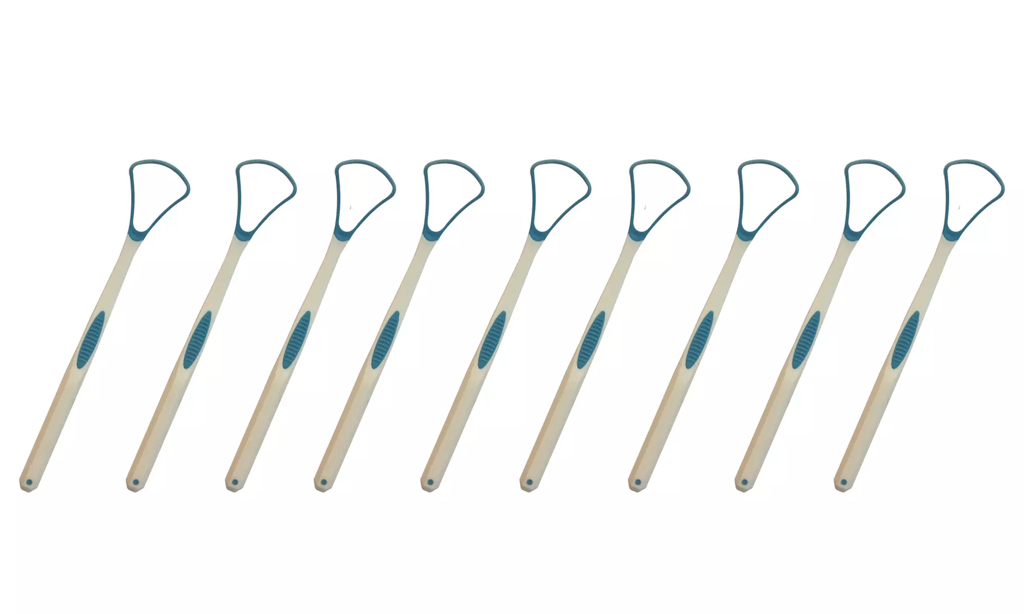 Up to Nine Plastic Tongue Scrapers
