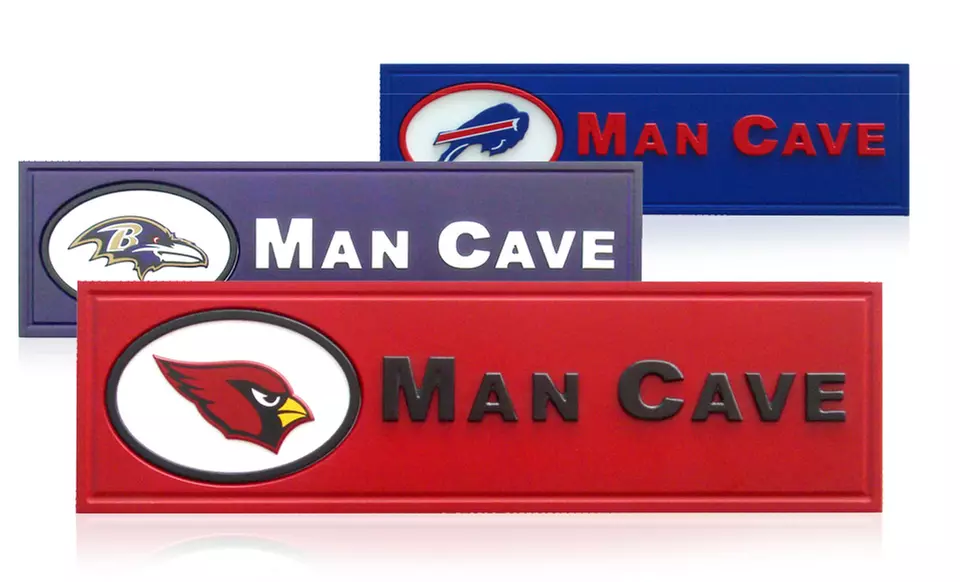 NFL Man Cave Plaques. Multiple Options Available. Free Shipping and Returns. - Primary Image