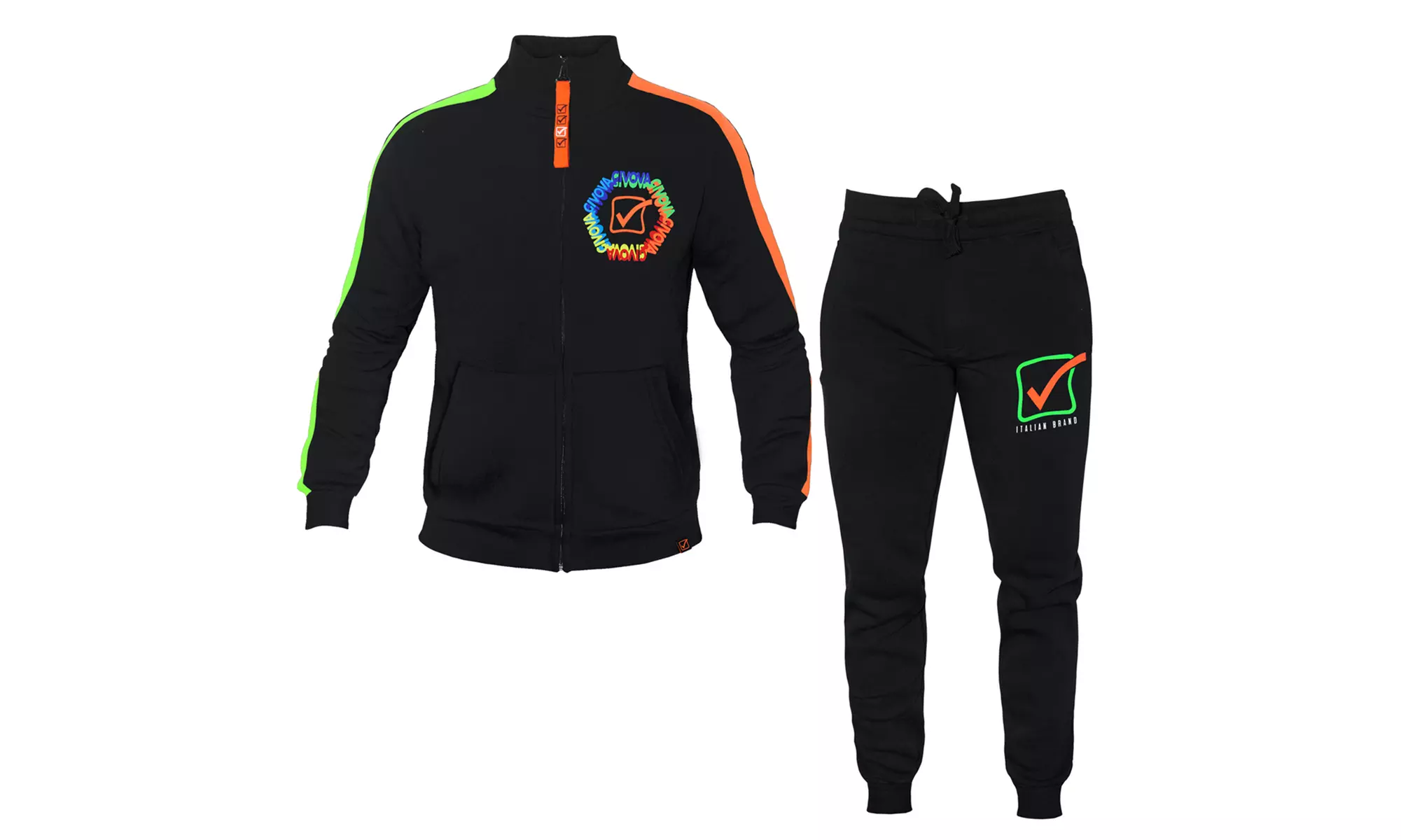 Tuta Uomo Givova in cotone felpato