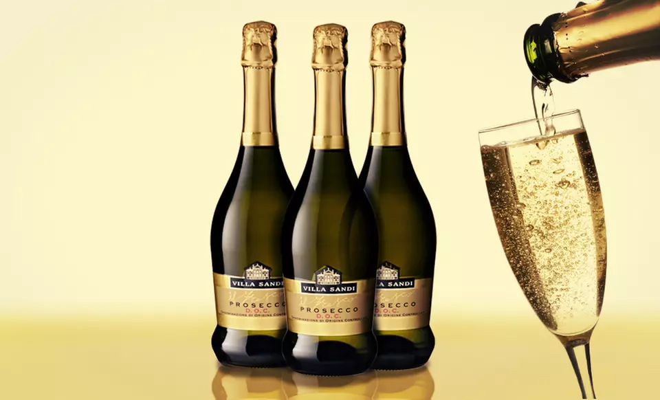 $54.99 for 12-Pack of Villa Sandi Prosecco Il Fresco Spumante Doc Brut Treviso Miniature Bottles ($112.75 List Price) - Primary Image