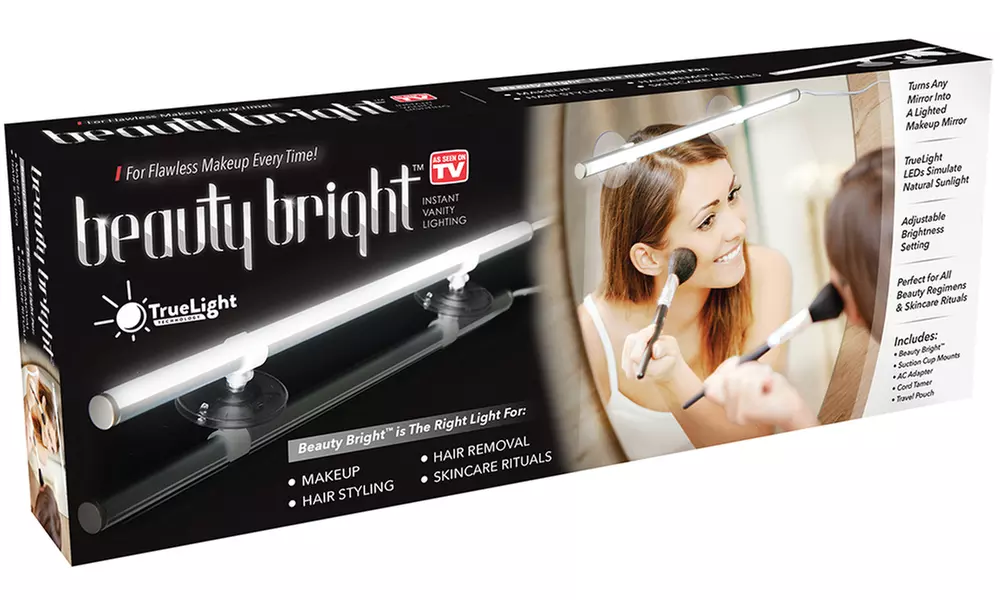 Beauty Bright Instant Vanity Lighting Dimmable LED Mirror Light - Primary Image