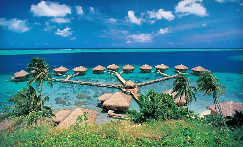 Five- or Seven-Night Stay with Breakfast and a Dinner for Two at Huahine Te Tiare Beach Resort in French Polynesia  - Primary Image