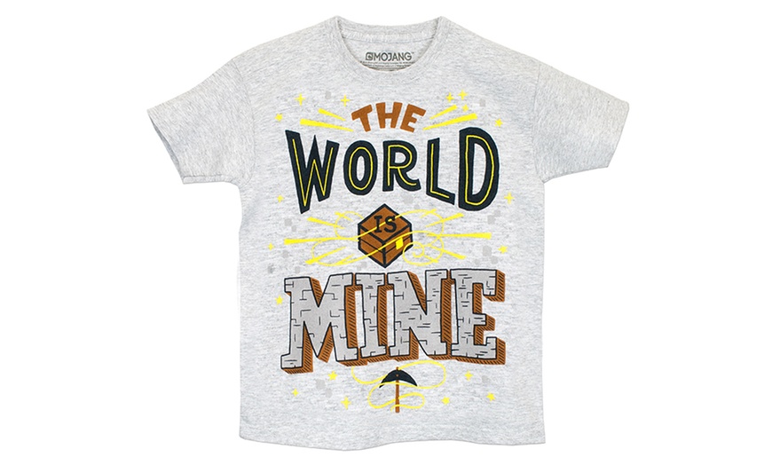 Image 3: Kids' Minecraft-Themed T-Shirts