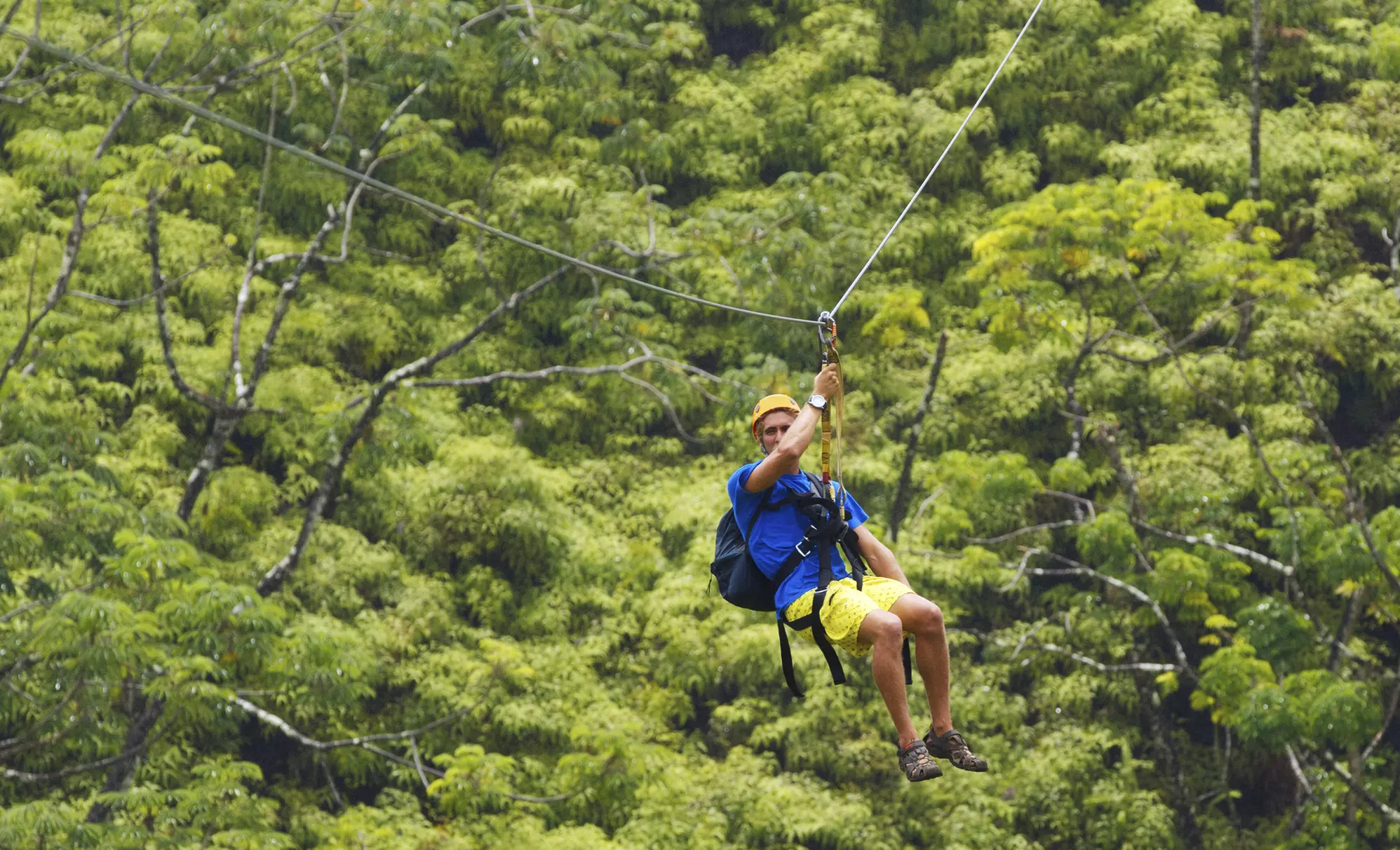 $70 for Adventure Package for Two with Zipline, Freefall, and Mega Ball at Aerial Adventures ($160 Value) - Primary Image