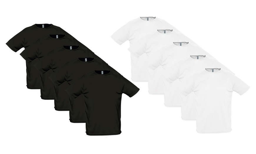 Image 4: Sporty Men's T-Shirt 10-Pack