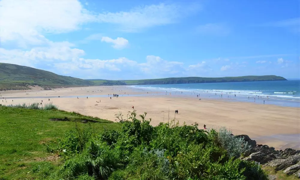Woolacombe: Caravan Stay for 4 or 6 Adults and 2 Children