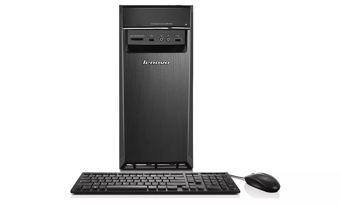 Lenovo Desktop Computer with AMD A10-7800 3.5GHz Processor, 12GB RAM, and 2TB Hard Drive (Manufacturer Refurbished) - Primary Image