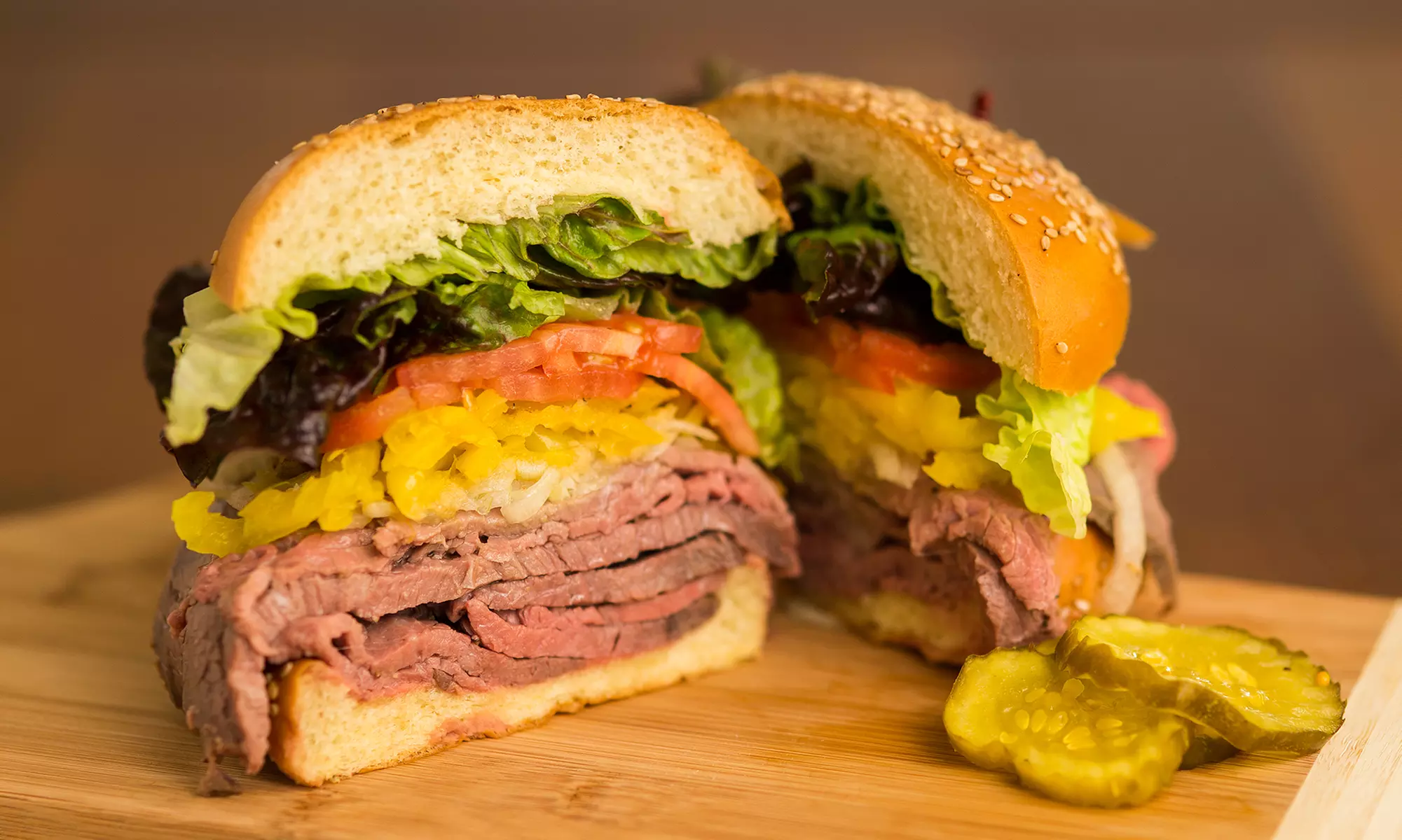 $12 for Two vouchers, Each Good for $10 Worth of Food and Drink at MGM Roast Beef ($20 Value) - Primary Image